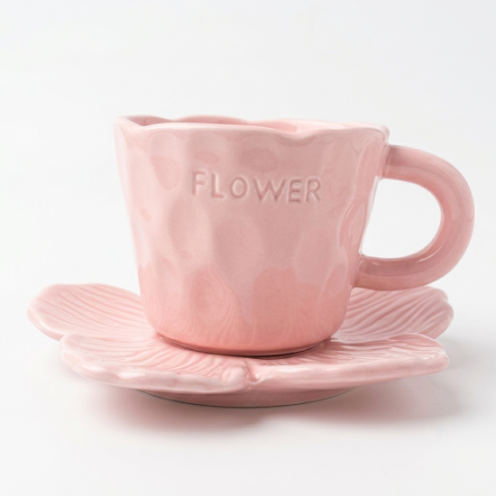 Porcelain Mug & Saucer